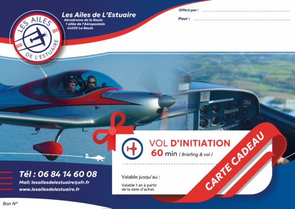Vol d'initiation 60 minutes