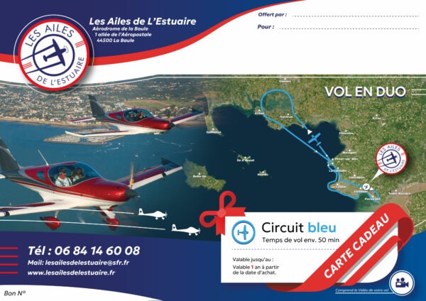 Vol Circuit bleu en XL8 en duo avec 1 vidéo