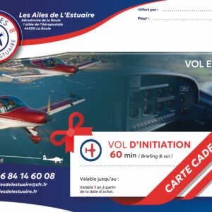 Vol d’initiation 60 minutes en duo